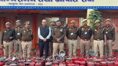 Mahakumbha Nagar Prayagraj News: Fire department caught more than 250 unauthorized gas cylinders in the fair area, 'Suraksha Amrit Kalash' will be made from these seized gas cylinders  