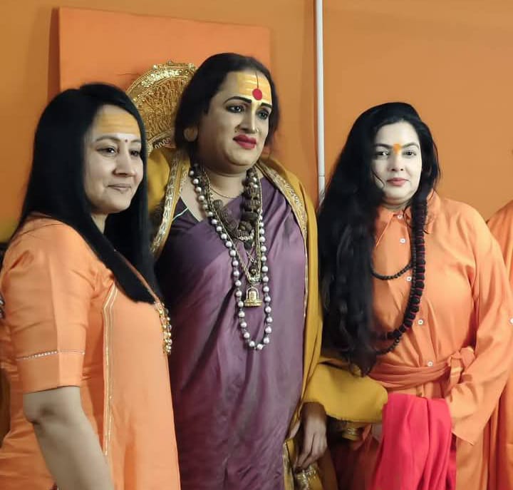 Mahakumbha Nagar Prayagraj News: Film actress Mamta Kulkarni is influenced by Sanatan, made Maha Mandaleshwar of Kinnar Akhara  