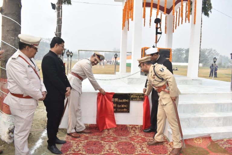 Bihar News डीआईजी ने किया शाहिद अमर ज्योति का अनावरण