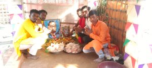 Bihar News-Rajapakar-- The birth anniversary of the great saint Shiromani Ravidas Maharaj was celebrated with great enthusiasm in various Dalit Mahadalit tolas, towns and panchayats of the block area.
