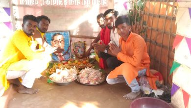 Bihar News-Rajapakar-- The birth anniversary of the great saint Shiromani Ravidas Maharaj was celebrated with great enthusiasm in various Dalit Mahadalit tolas, towns and panchayats of the block area.