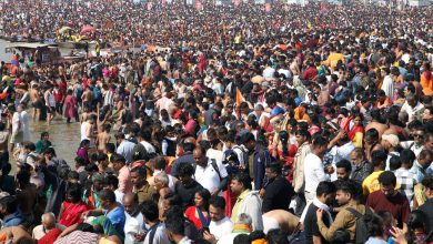 Mahakumbha Nagar Prayagraj News: A sea of ​​faith gathered for Magh Purnima bath in Mahakumbh, devotees were alerted by VMD