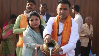 Mahakumbha Nagar Prayagraj News: Goa CM Pramod Sawant arrived at Triveni Sangam to take a holy dip along with the party's state president and the entire cabinet