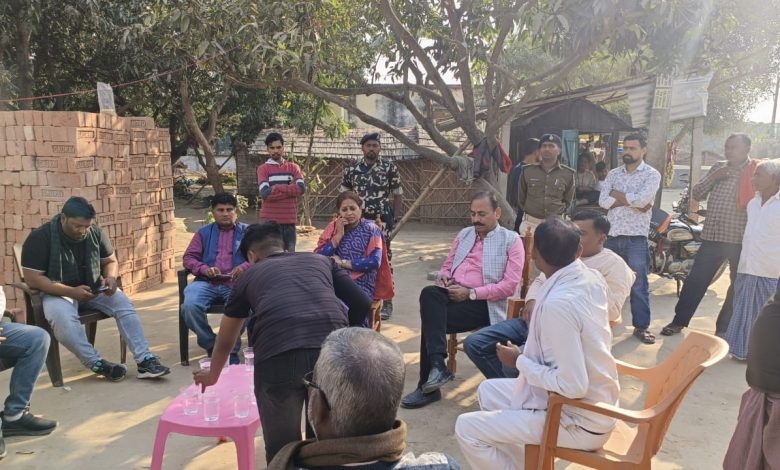 Bihar News-Rajapakar-- Congress MLA Pratima Kumari inquired about the problems of the people of her reserved Rajapakar assembly constituency