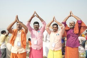 Mahakumbha Nagar Prayagraj News: Representatives of Kashi Tamil Sangam reached Prayagraj Mahakumbh, witnessed the great gathering of faith.