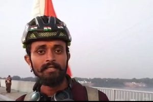 Mahakumbha Nagar Prayagraj News: India trip on skating: Rudra's resolution – message of Sanatan Dharma and cow protection