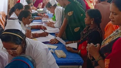 Bihar News-Rajapakar-- A camp was organized for ANC checkup of pregnant women under Pradhan Mantri Janani Suraksha Yojana in the premises of Community Health Center Rajapakar.