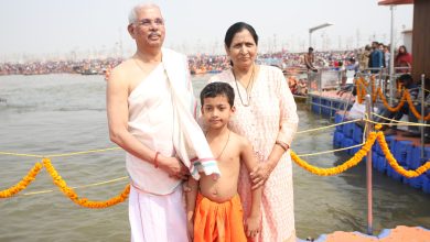 Mahakumbha Nagar Prayagraj News: CM Yogi deserves congratulations for reviving ancient beliefs: Rajendra Vishwanath Arlekar