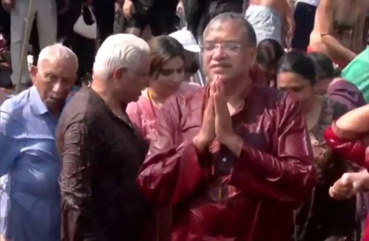 Maha Kumbha Nagar Prayagraj News: Chief Election Commissioner took a dip of faith in Triveni Sangam