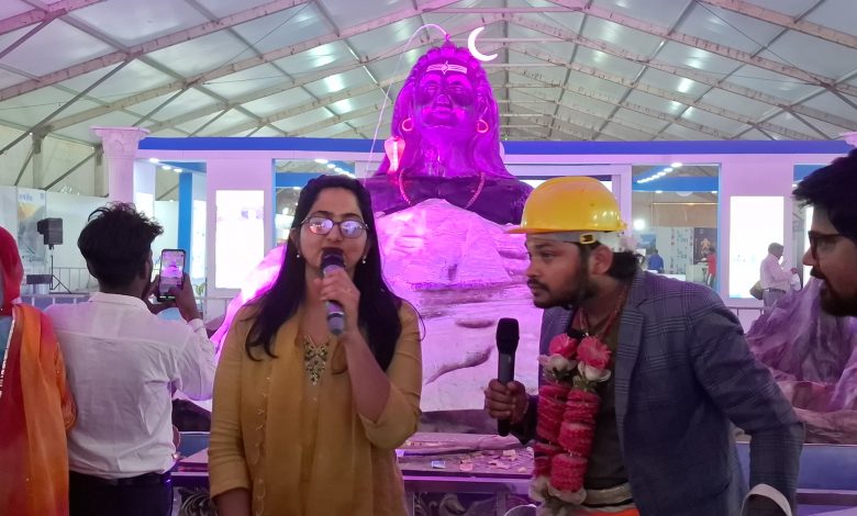 Mahakumbha Nagar Prayagraj News : A public awareness program was organized at the Namami Gange exhibition organized by the National Clean Ganga Mission on the 44th day of Mahakumbh 2025