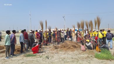 Prayagraj News: Civil Defence cadets contributed to the cleanliness drive going on in the fair area