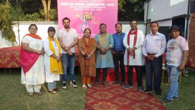 Agra News: Holi Milan celebration organized today on 13/03/2025 under the aegis of Voice of School Association