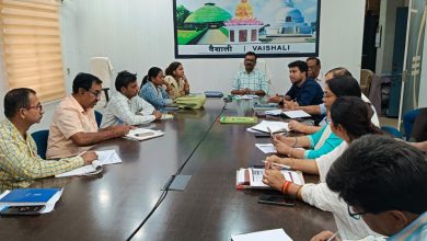 Bihar News-NITI Aayog held a review meeting with the officials of aspiring block Lalganj