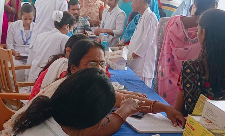 Bihar News: Rajapakar-- ANC checkup of 46 pregnant women was done under the Pradhan Mantri Janani Suraksha Yojana in the Community Health Center Rajapakar campus