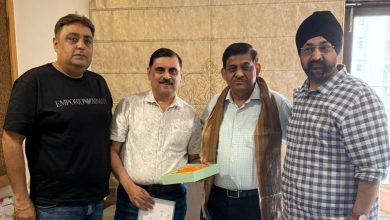 Agra News FAFM honored the newly elected president of the chamber Sanjay Goyal