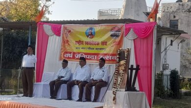 आगरा । राष्ट्रीय स्वयं सेवक संघ अवधनगर के स्वयं सेवको के द्वारा चैत्र शुक्ल वर्ष प्रतिपदा विक्रम संवत 2082 का कार्यक्रम आयोजित किया गया।