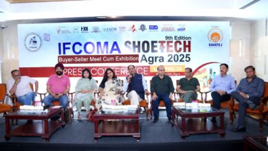 Agra News- National exhibition of footwear components from today, shoe traders from across the country will gather