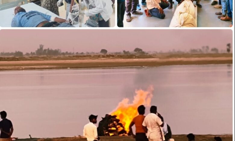 Ambedkar News: Two youths died in a head-on collision between two bikes, family members are inconsolable