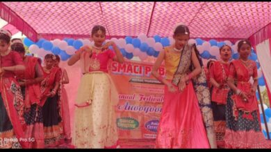 Ambedkar Nagar News- Annual function program was organized in a grand manner in the premises of Smashy Public School Alichak Madarmau