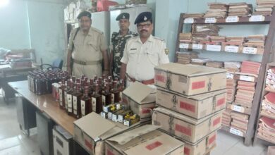 BiharNews A huge amount of foreign liquor along with 3 motorcycles recovered from Bairia Gandak Diara