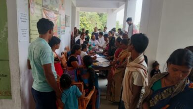 Bihar News-Rajapakar-- A camp was organized for health checkup under the Pradhan Mantri Janani Suraksha Yojana in the premises of Community Health Center Rajapakar