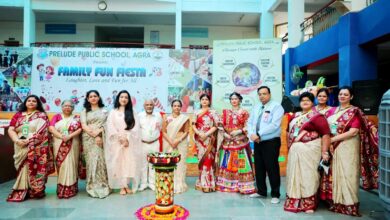 Agra News Family Fun Fiesta was celebrated in Prelude Public School