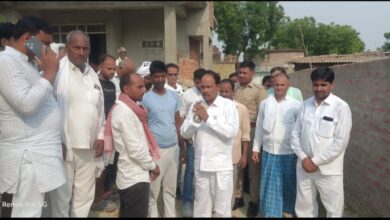 Ambedkar Nagar News- Alappur MLA Honorable Tribhuvan Dutt ji visited the area and made public contact with the people.