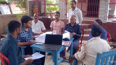 Bihar News-राजापाकर --थाना परिसर राजापाकर में भूमि विवाद निवारण शिविर का आयोजन किया गया