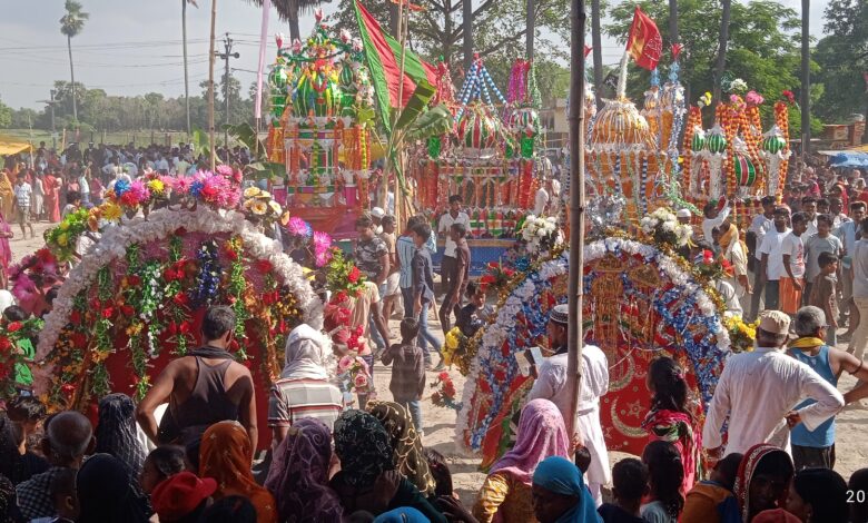 Bihar News-Rajapakar--Muharram festival concluded peacefully in various parts of the block area