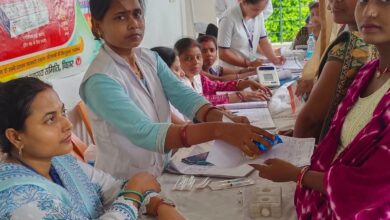 Bihar News-Rajapakar-- A camp was organized under the Pradhan Mantri Janani Suraksha Yojana in the premises of Community Health Center Rajapakar