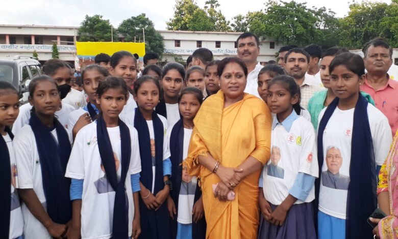 Bihar News-Rajapakar-- A two-day block level Bihar State Sports Talent Search Competition was organized in the campus of Bhalui College Rajapakar.