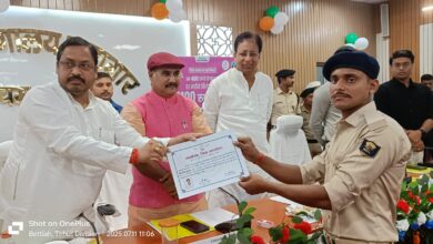 BiharNews Minister in charge provided appointment letters to 05 Home Guard candidates