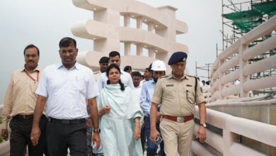 Bihar News- Secretary Building Construction Department, Bihar inspected the Buddhist Samyak Darshan Museum located in 72 acres near Abhishek Pushkarni Sarovar located in Vaishali Block of Vaishali District