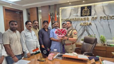 Agra News: BJP honored the Police Commissioner for taking major action against illegal conversion