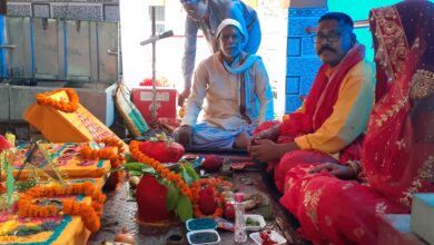 Bihar News-थाना परिसर राजापाकर में स्थित बाबा पशुपतिनाथ मंदिर परिसर में रुद्राभिषेक पूजा का भव्य आयोजन किया गया
