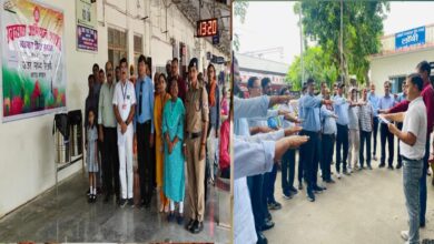 Agra News: Railway employees were sworn in under the cleanliness drive at Raja Ki Mandi station and Agra Cantt lobby