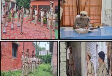 BiharNews Deputy Inspector General of Police, Champaran region Bettiah inspected Yogapatti police station.