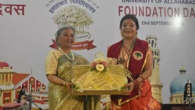 Prayagraj News: 138th Foundation Day celebrations held at IVV; Honorary degree of Honoris Causa conferred on renowned folk singer Padmashree Malini Awasthi