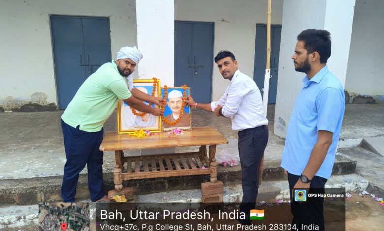 Agra News: Gandhi and Shastri's birth anniversary celebrated with great pomp