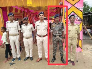 Bihar News: Sikta police arrested a fake policeman.
