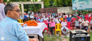 Bihar News- A meeting of Grand Alliance workers was organised in the premises of the Panchayat Bhawan located in Dayalpur village of Barati police station area.