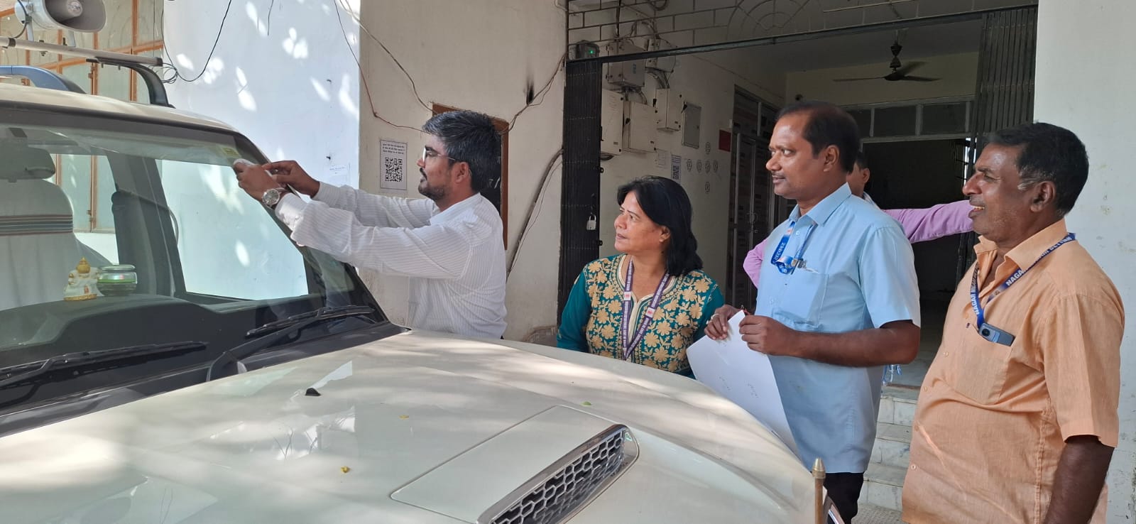BiharNews Voter awareness sticker campaign on vehicles sends message of participation in democracy