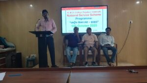 Bihar News- A workshop was organized by the National Service Scheme on the 8th National Nutrition Month 2025 in the campus of BMD College Dayalpur.