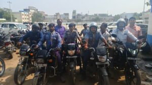 Bihar News-Teachers and Scout-Guide teachers organised a motor bike rally for voter awareness.