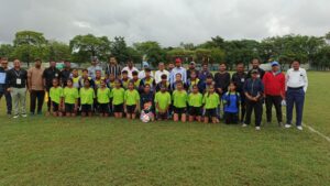 Bihar News Three-day state level inter-divisional (Girls Under 14/17/19) football competition inaugurated at Maharaja Stadium, Bettiah