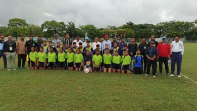 Bihar News Three-day state level inter-divisional (Girls Under 14/17/19) football competition inaugurated at Maharaja Stadium, Bettiah