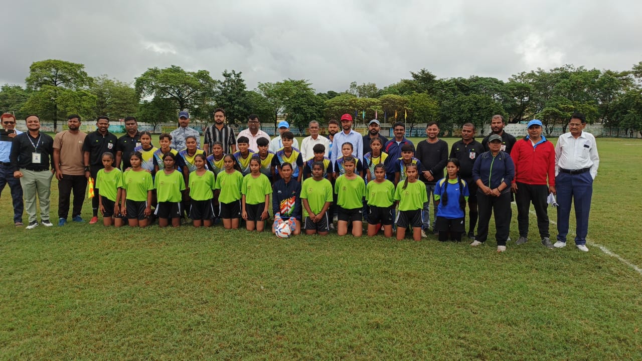 Bihar News Three-day state level inter-divisional (Girls Under 14/17/19) football competition inaugurated at Maharaja Stadium, Bettiah