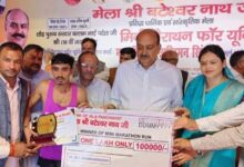 Agra News: Mini marathon race held in Bateshwar