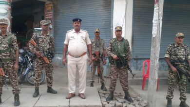 Bihar News: The administration was on high alert at various intersections in the police station area as the vote count was being counted today.