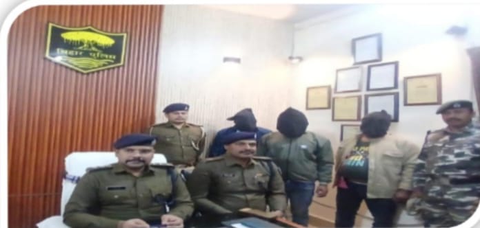 Bihar News: Four smugglers, including a woman, arrested with 20 kg of hashish; two motorcycles seized